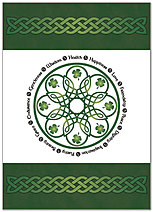 Happy St. Patrick's Day! St. Patrick's Wishes Greeting Card X50D-Y